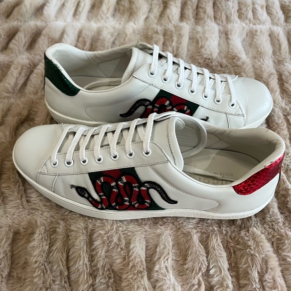 Gucci Ace Embroidered Snake
Sneakers size 9.5 US 10 - Picture 1 of 10